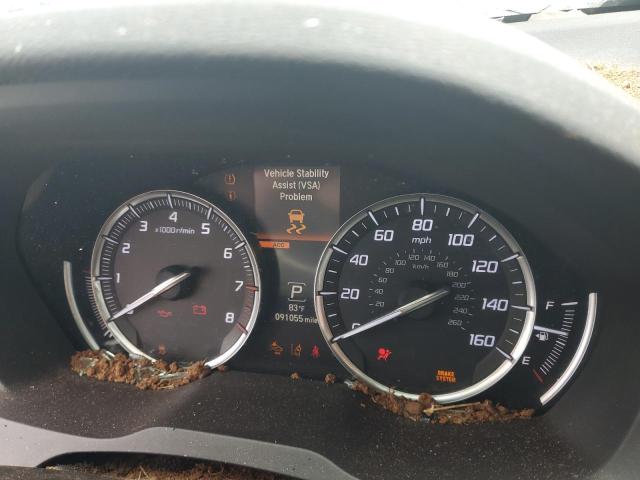 5FRYD4H95GB021809 - 2016 ACURA MDX ADVANCE SILVER photo 9