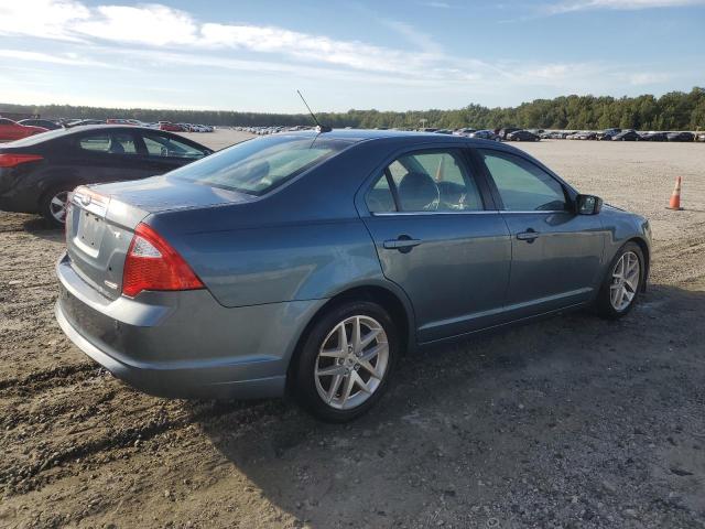 3FAHP0JGXBR217445 - 2011 FORD FUSION SEL BLUE photo 3