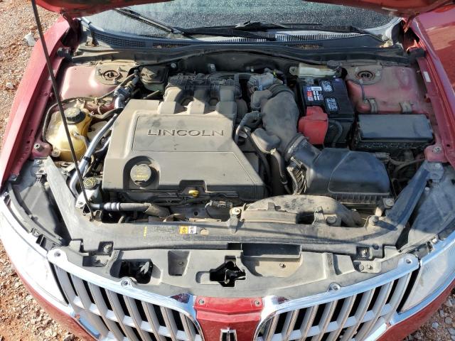 3LNHL2GC8AR652738 - 2010 LINCOLN MKZ RED photo 11