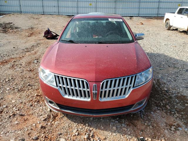 3LNHL2GC8AR652738 - 2010 LINCOLN MKZ RED photo 5