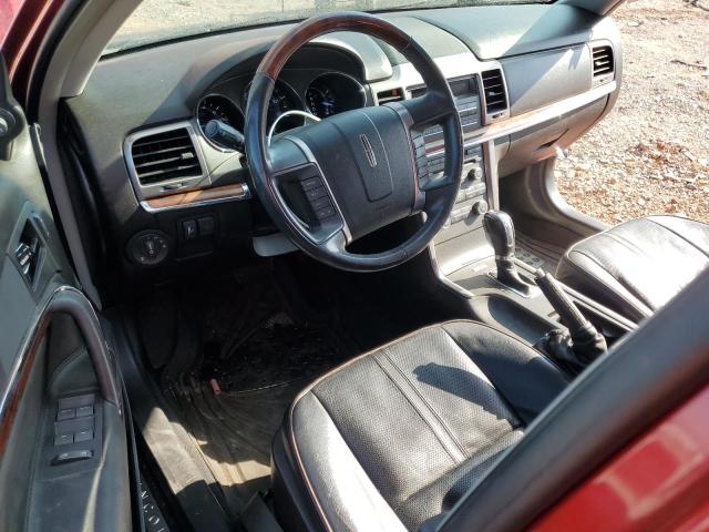 3LNHL2GC8AR652738 - 2010 LINCOLN MKZ RED photo 8
