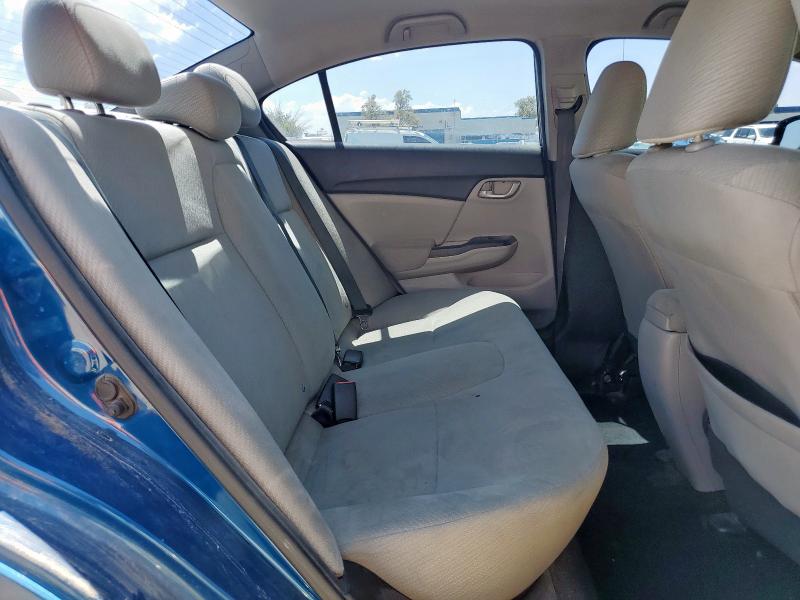 2HGFB2F53DH596632 - 2013 HONDA CIVIC LX 蓝色 照片 10