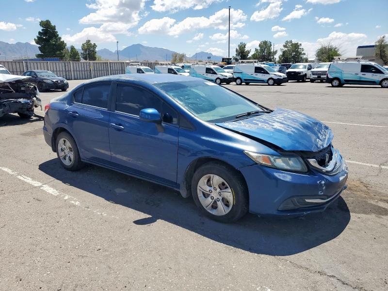 2HGFB2F53DH596632 - 2013 HONDA CIVIC LX 蓝色 照片 4