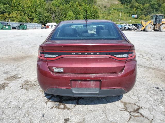 1C3CDFAA0FD375517 - 2015 DODGE DART SE MAROON photo 6