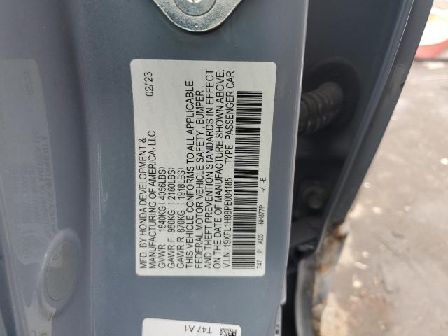 19XFL1H88PE004185 - 2023 HONDA CIVIC SPORT TOURING 蓝色 照片 12