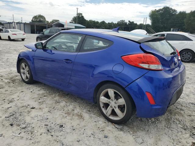 KMHTC6AD8CU037430 - 2012 HYUNDAI VELOSTER BLUE photo 2