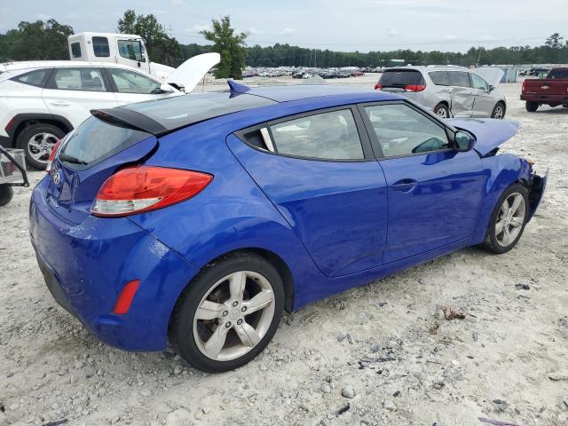 KMHTC6AD8CU037430 - 2012 HYUNDAI VELOSTER BLUE photo 3