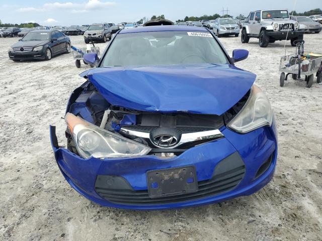 KMHTC6AD8CU037430 - 2012 HYUNDAI VELOSTER BLUE photo 5
