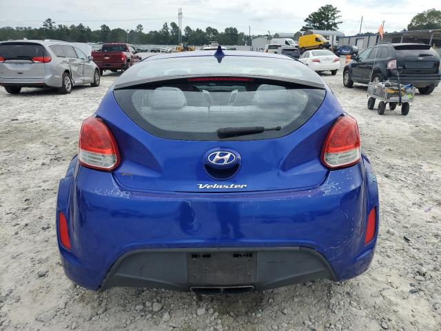 KMHTC6AD8CU037430 - 2012 HYUNDAI VELOSTER BLUE photo 6