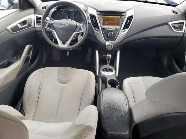 KMHTC6AD8CU037430 - 2012 HYUNDAI VELOSTER BLUE photo 8