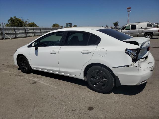 19XFB2F53EE007719 - 2014 HONDA CIVIC LX WHITE photo 2