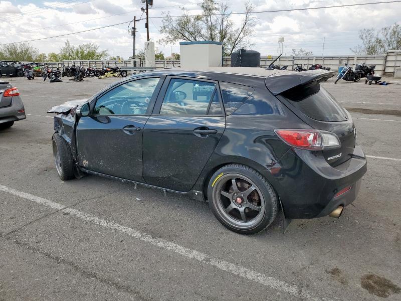 JM1BL1L45D1795339 - 2013 MAZDA SPEED 3 BLACK photo 2