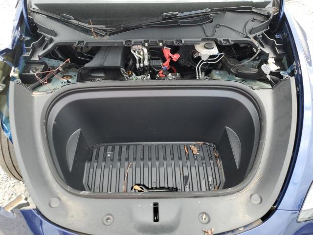 7SAYGDEE2RA327301 - 2024 TESLA MODEL Y BLUE photo 11