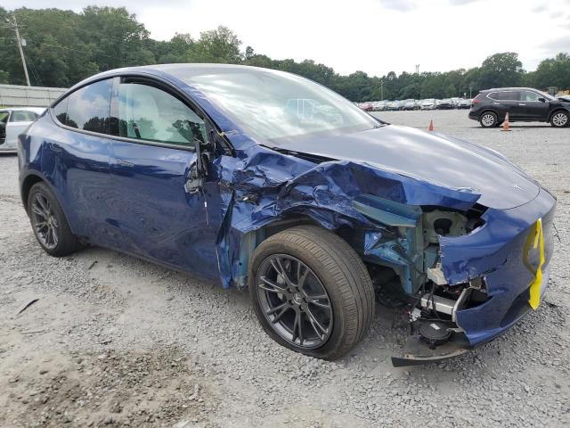 7SAYGDEE2RA327301 - 2024 TESLA MODEL Y BLUE photo 4