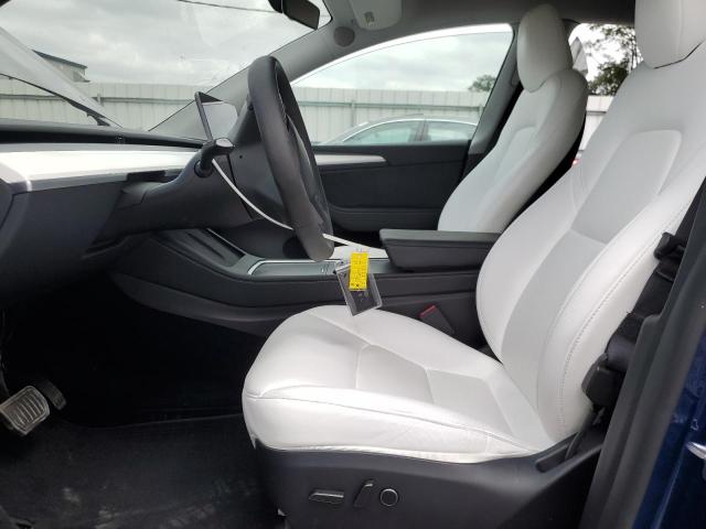 7SAYGDEE2RA327301 - 2024 TESLA MODEL Y BLUE photo 7