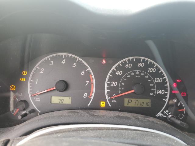 2T1BU4EE5BC538484 - 2011 TOYOTA COROLLA BASE 银色 照片 9