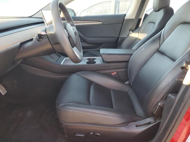 5YJ3E1EB3NF153995 - 2022 TESLA MODEL 3 Rojo foto 7