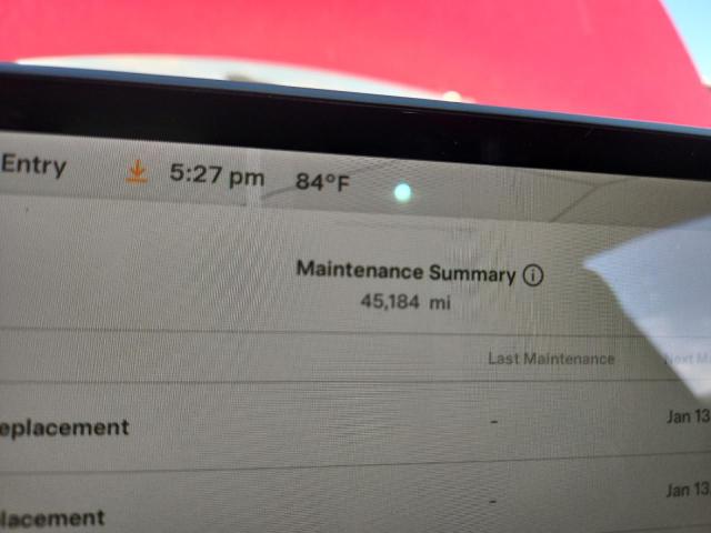 5YJ3E1EB3NF153995 - 2022 TESLA MODEL 3 Rojo foto 9