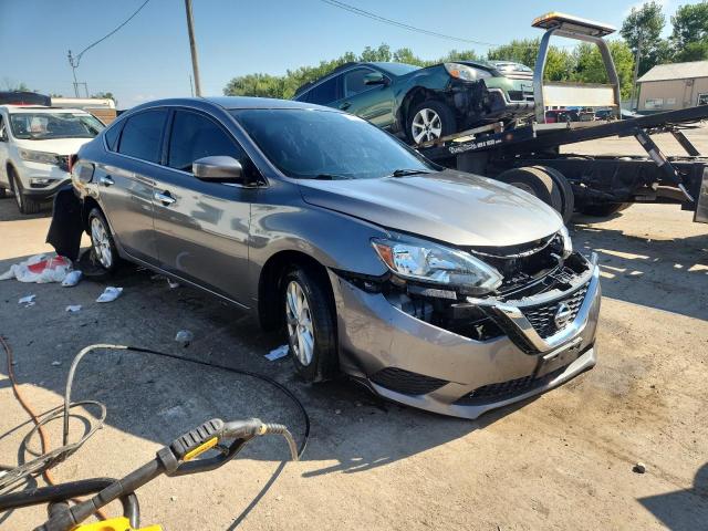 3N1AB7AP3KY218402 - 2019 NISSAN SENTRA S GRAY photo 4