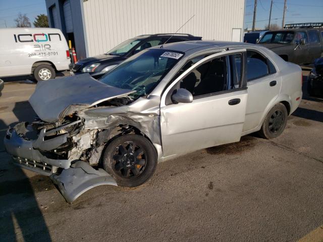 KL1TD526X5B391435 - 2005 CHEVROLET AVEO BASE SILVER photo 1