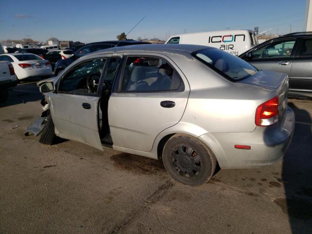 KL1TD526X5B391435 - 2005 CHEVROLET AVEO BASE SILVER photo 2