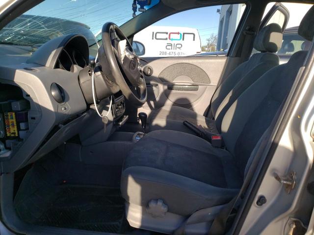 KL1TD526X5B391435 - 2005 CHEVROLET AVEO BASE SILVER photo 7