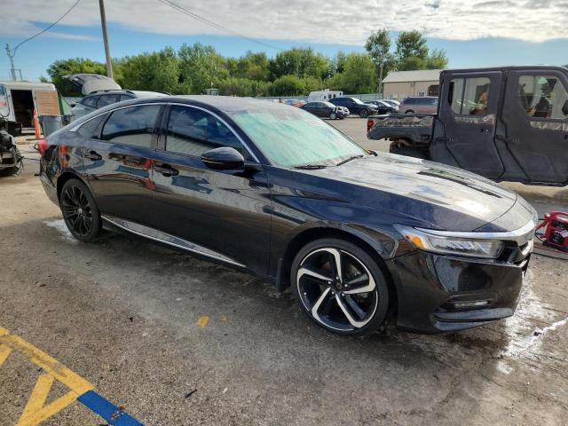 1HGCV2F6XJA007489 - 2018 HONDA ACCORD EXL შავი ფოტო 4