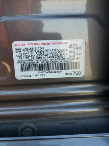 JA4AZ3A36GZ018927 - 2016 MITSUBISHI OUTLANDER SE 灰色 照片 13