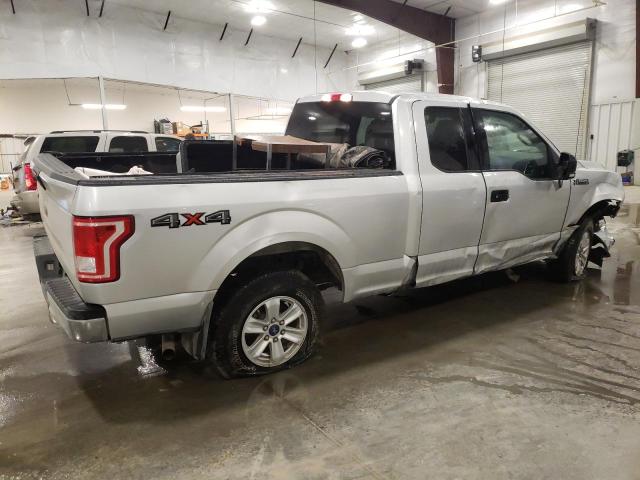 1FTEX1E86HFA13995 - 2017 FORD F150 SUPER CAB SILVER photo 3