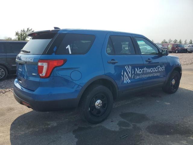 1FM5K8AR0GGB13276 - 2016 FORD EXPLORER POLICE INTERCEPTOR 蓝色 照片 3
