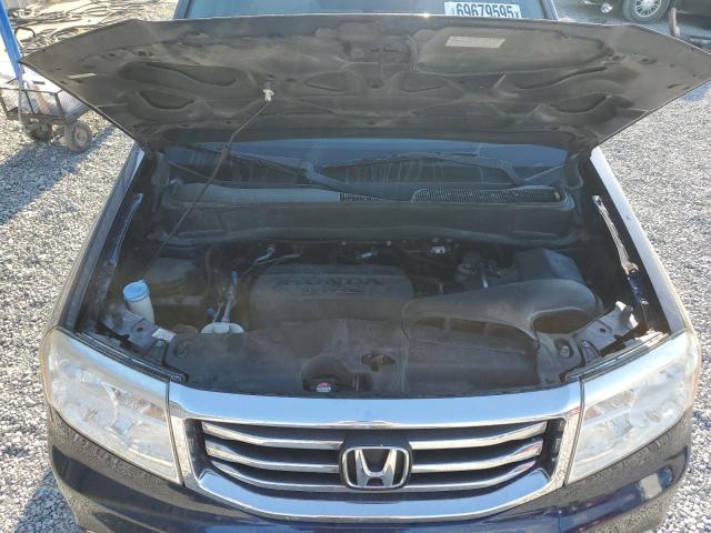 5FNYF4H59DB084237 - 2013 HONDA PILOT EXL 蓝色 照片 12