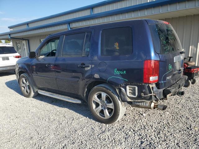 5FNYF4H59DB084237 - 2013 HONDA PILOT EXL 蓝色 照片 2
