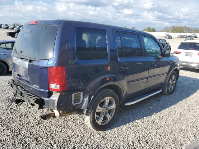 5FNYF4H59DB084237 - 2013 HONDA PILOT EXL 蓝色 照片 3