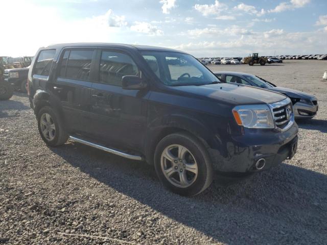 5FNYF4H59DB084237 - 2013 HONDA PILOT EXL 蓝色 照片 4