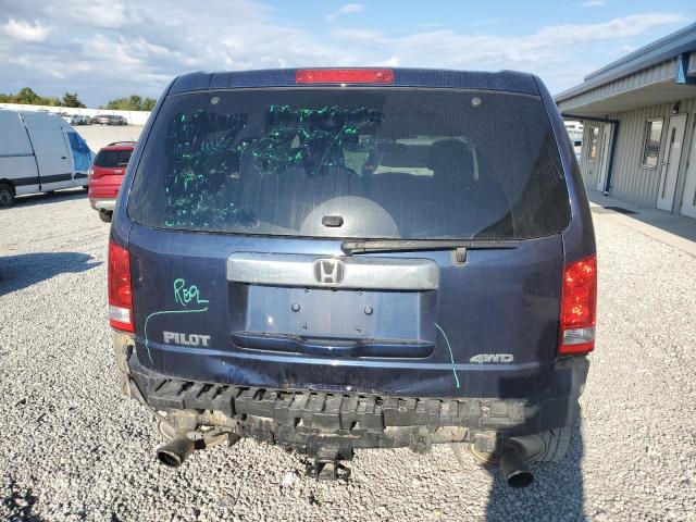 5FNYF4H59DB084237 - 2013 HONDA PILOT EXL 蓝色 照片 6
