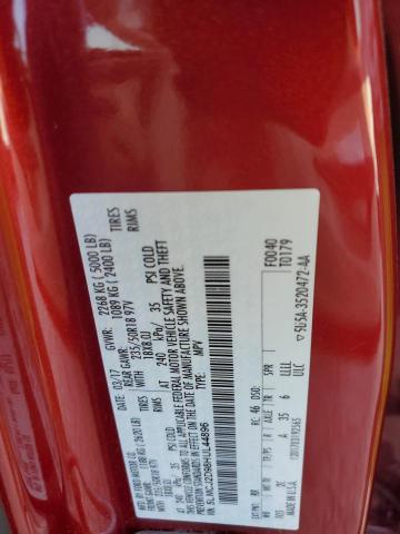 5LMCJ2D98HUL44896 - 2017 LINCOLN MKC SELECT أحمر صورة 13