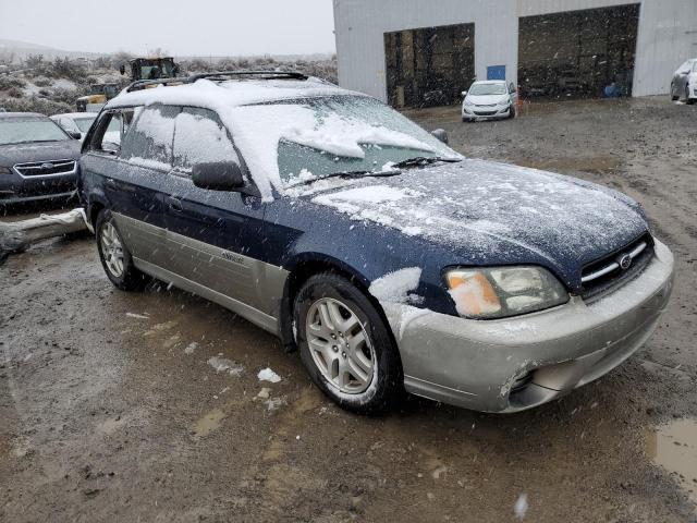 4S3BH675247602269 - 2004 SUBARU LEGACY OUTBACK AWP BLUE photo 4