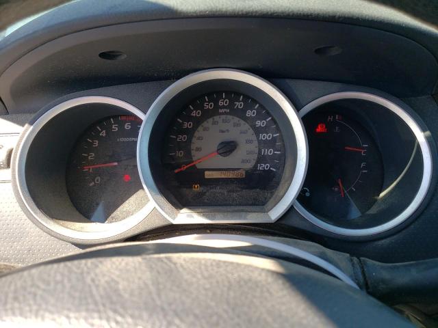 5TEUX4EN2AZ680669 - 2010 TOYOTA TACOMA ACCESS CAB მწვანე ფოტო 9