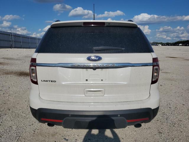 1FM5K7F85DGB63175 - 2013 FORD EXPLORER LIMITED WHITE photo 6