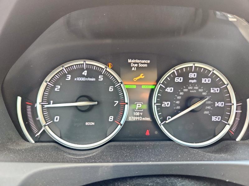 19UUB2F37JA010580 - 2018 ACURA TLX WHITE photo 9