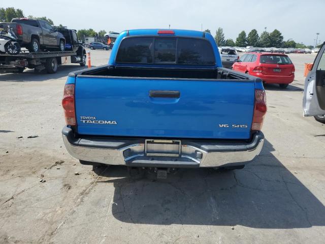 5TELU42N95Z034818 - 2005 TOYOTA TACOMA DOUBLE CAB 蓝色 照片 6