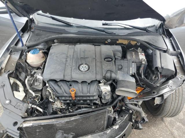 1VWBP7A36DC031213 - 2013 VOLKSWAGEN PASSAT SE GRAY photo 11
