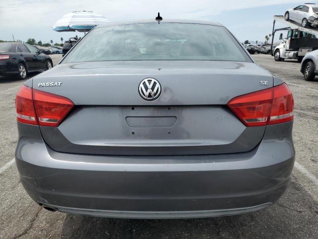 1VWBP7A36DC031213 - 2013 VOLKSWAGEN PASSAT SE GRAY photo 6