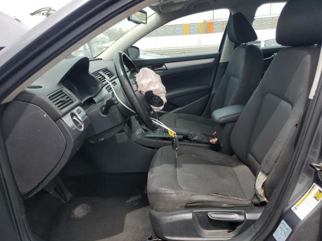 1VWBP7A36DC031213 - 2013 VOLKSWAGEN PASSAT SE GRAY photo 7