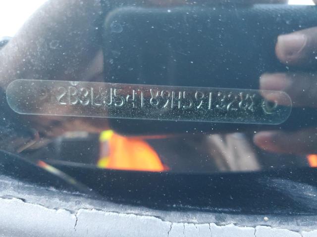 2B3LJ54T89H591328 - 2009 DODGE CHALLENGER R/T შავი ფოტო 12