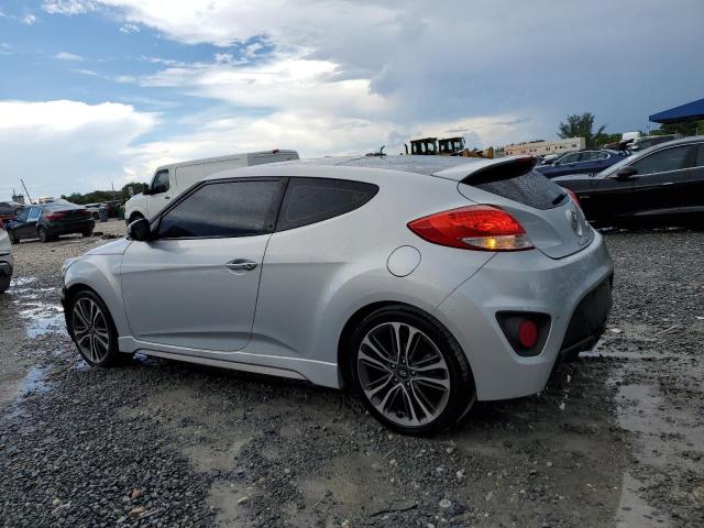KMHTC6AE4GU282689 - 2016 HYUNDAI VELOSTER TURBO 银色 照片 2