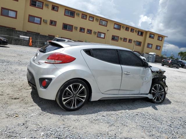 KMHTC6AE4GU282689 - 2016 HYUNDAI VELOSTER TURBO 银色 照片 3