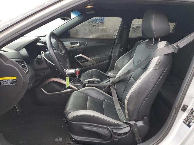 KMHTC6AE4GU282689 - 2016 HYUNDAI VELOSTER TURBO 银色 照片 7