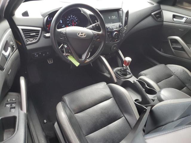 KMHTC6AE4GU282689 - 2016 HYUNDAI VELOSTER TURBO 银色 照片 8