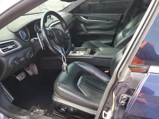 ZAM57RTA4F1130159 - 2015 MASERATI GHIBLI S ლურჯი ფოტო 7